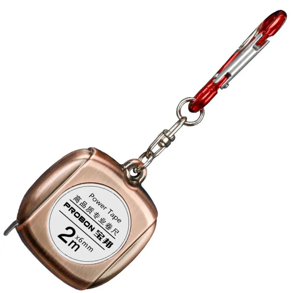 Маленькая рулетка брелок нежный для ключей выдвижная линейка мини-рулетка 2 м