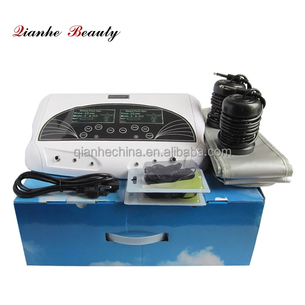 

large LCD display dual Ion cleanse foot detox machine