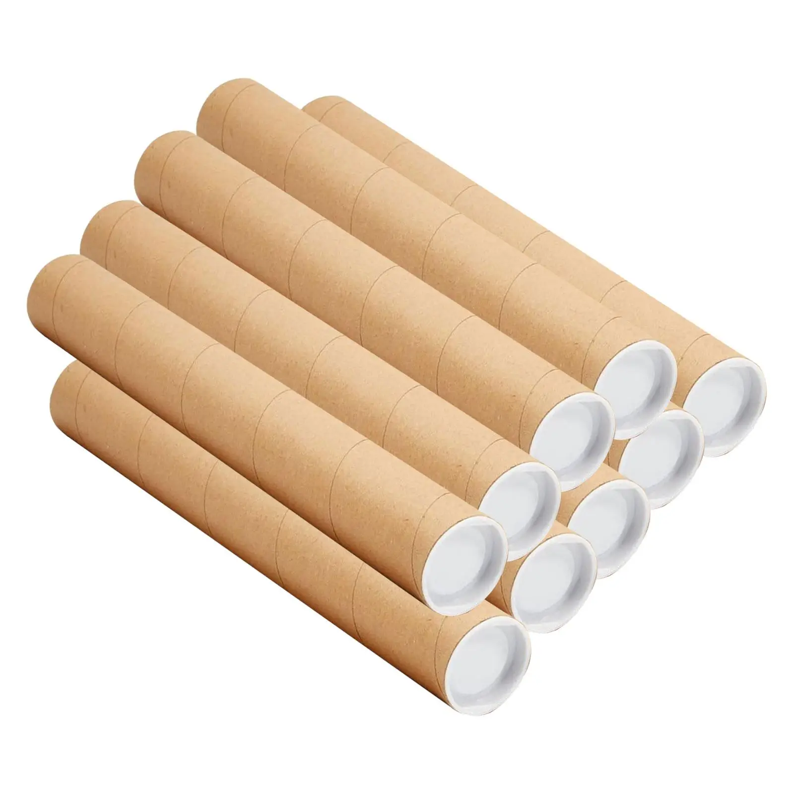 9x почтовых пробирок почтовые пробирки крафт-бумага с торцевыми крышками для