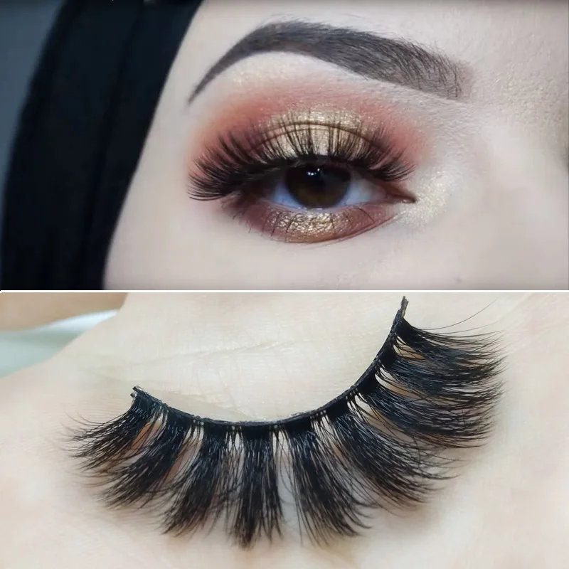 

5Pairs 3D Mink Lashes Makeup False Eyelashes Fluffy Thick Cross Cruelty free Natural Mink Eyelashes Eyelash Extension Lashes