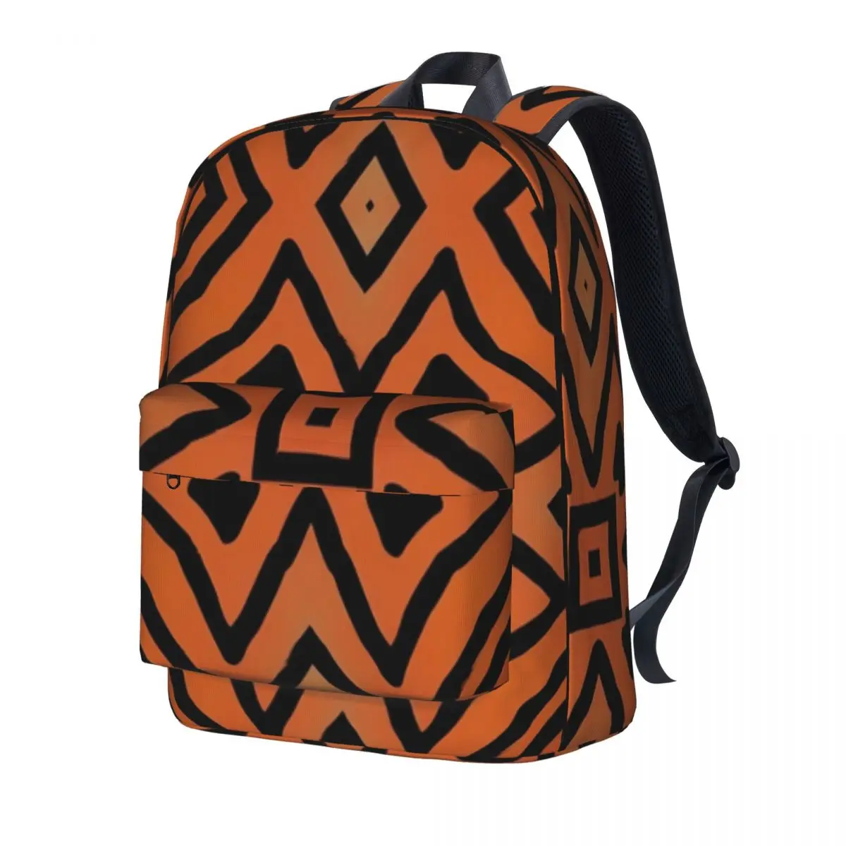 

Geo Print Backpack African Geometric Youth Polyester Outdoor Style Backpacks Breathable Elegant High School Bags Rucksack