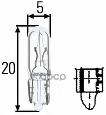 Лампа W23w 12v 8gp938026-001 HELLA арт. 8GP938026-001 |