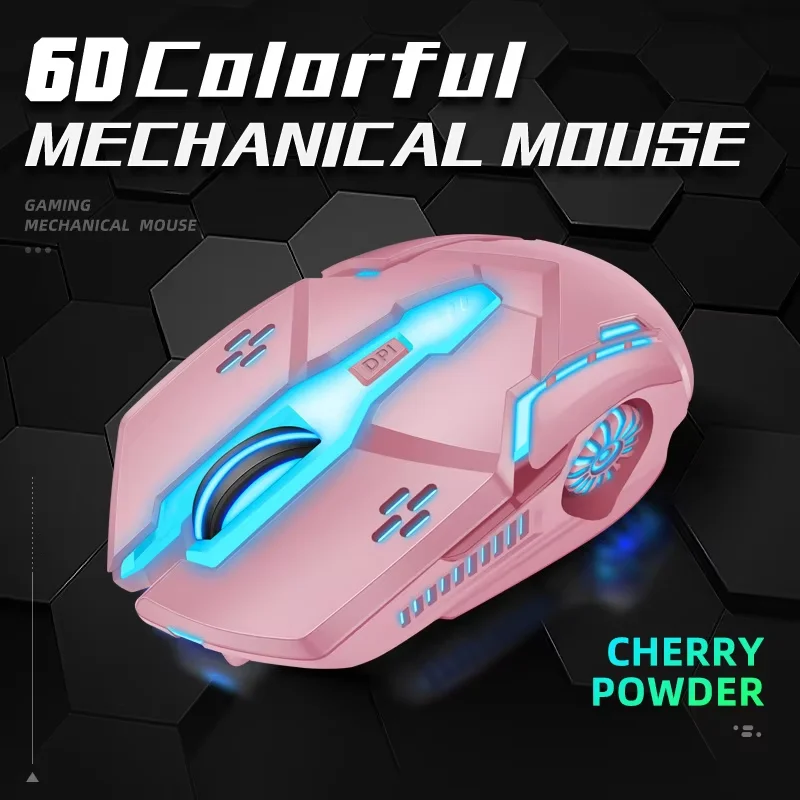 Эргономичная Проводная игровая мышь 1 5 м с RGB-подсветкой 3200dpi 6 кнопок USB