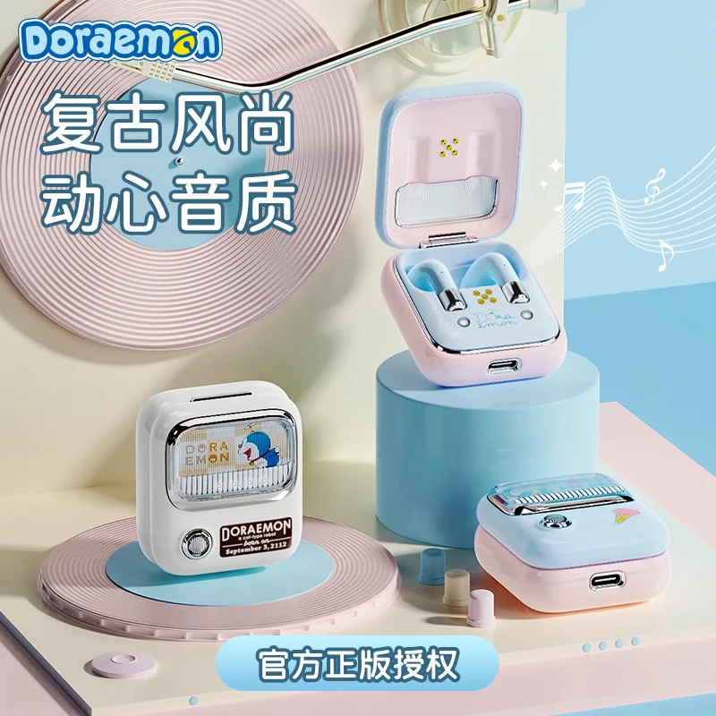 

Kawaii Doraemon Tws Bluetooth Earphones Cartoon Anime In-Ear Bluetooth Headphones Wireless Retro Tws Bluetooth Headphones