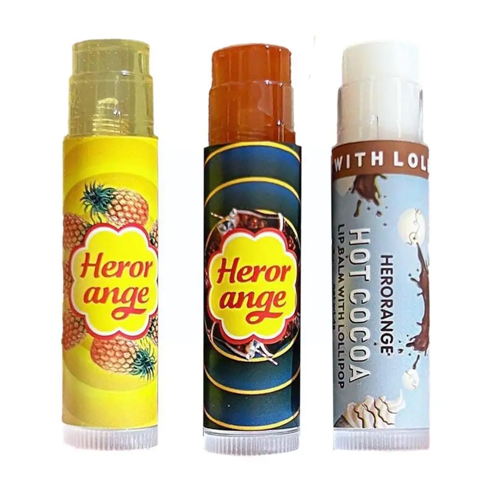 

Ананас фруктовый бальзам для губ увлажняющий прозрачный праймер для губ маска для губ Уход за макияжем леденец Косметический бальзам для линии пухлых губ осветлитель D3Q1