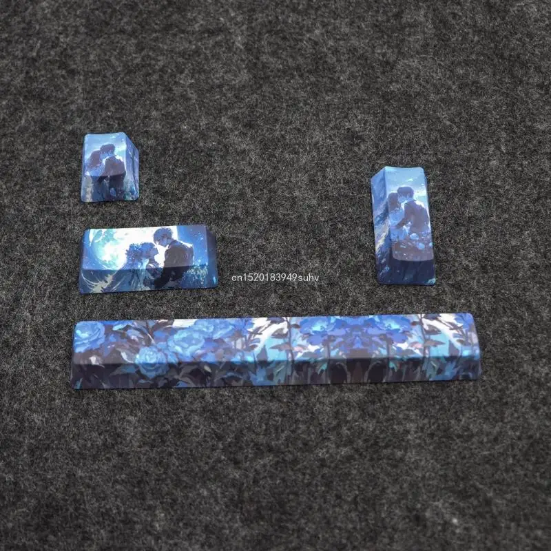 Механические клавиатуры 4 шт. эстетическая тема из сублимированного ПБТ OEM по