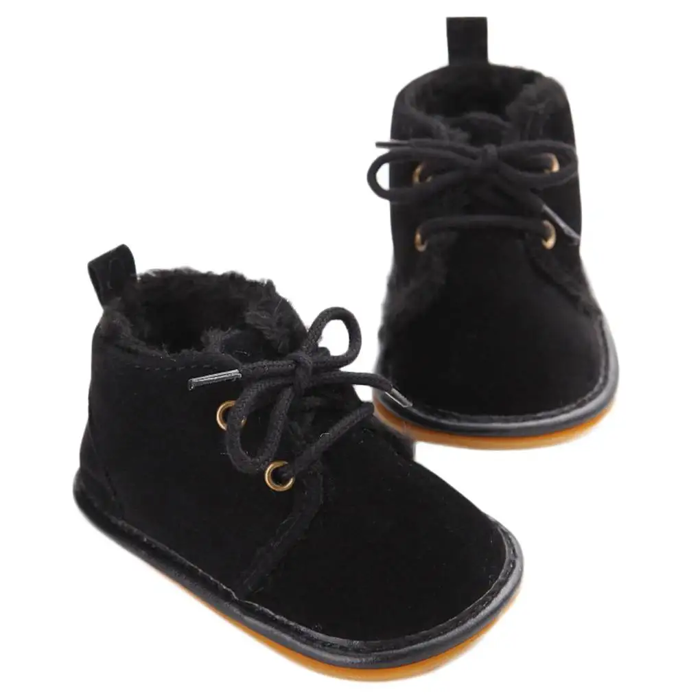 

Зимняя обувь для младенцев, ботинки унисекс для маленьких мальчиков и девочек, теплые хлопковые нескользящие ботинки для первых шагов, обувь для детской кроватки