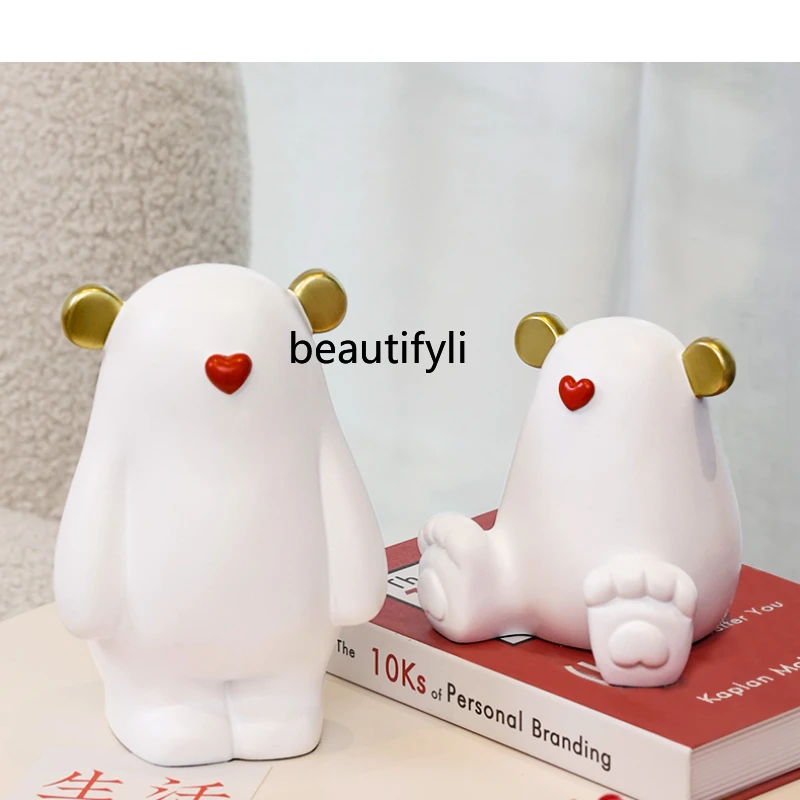 

yj Creative Cute Bear Decoration Soft Home Decoration