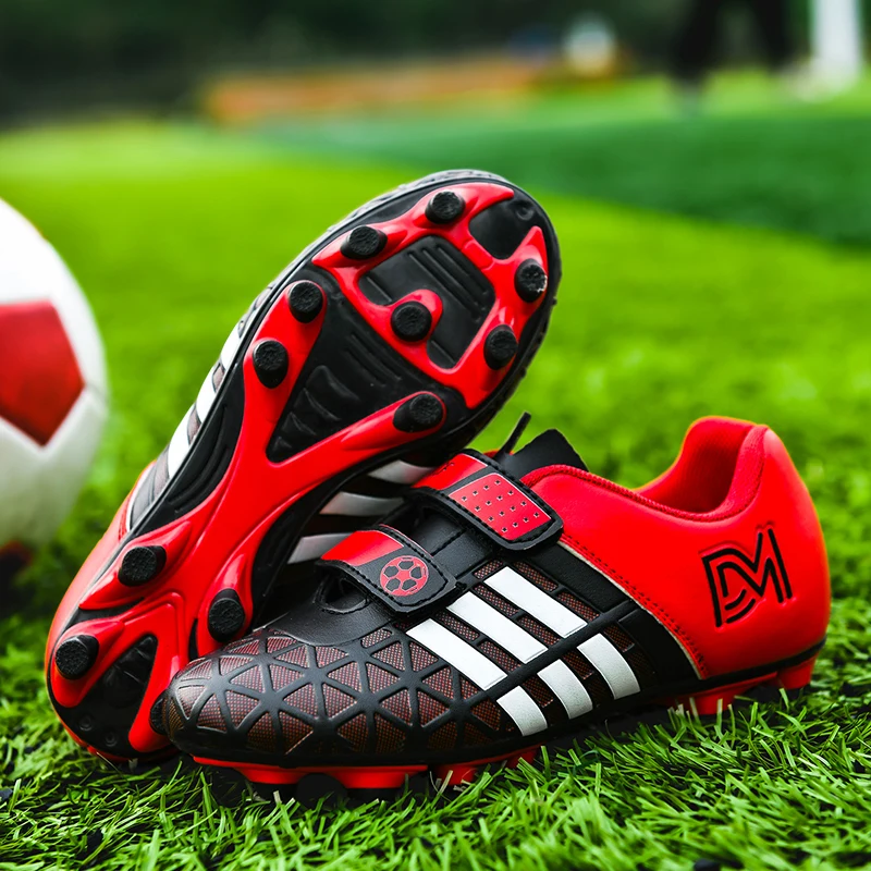 2021 Summer Parent-child Wear-resistant Non-slip Trend Breathable Professional Boys And Girls Outdoor Training Football Shoes