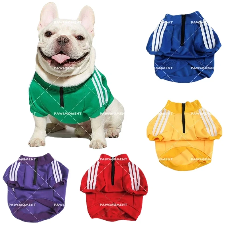 

Designer Dog Clothes Adidog Pet Dog Sweatshirts Winter Fashion Warm Clothes French Bulldog Dachshund Pug Luxury Puppy Clothes