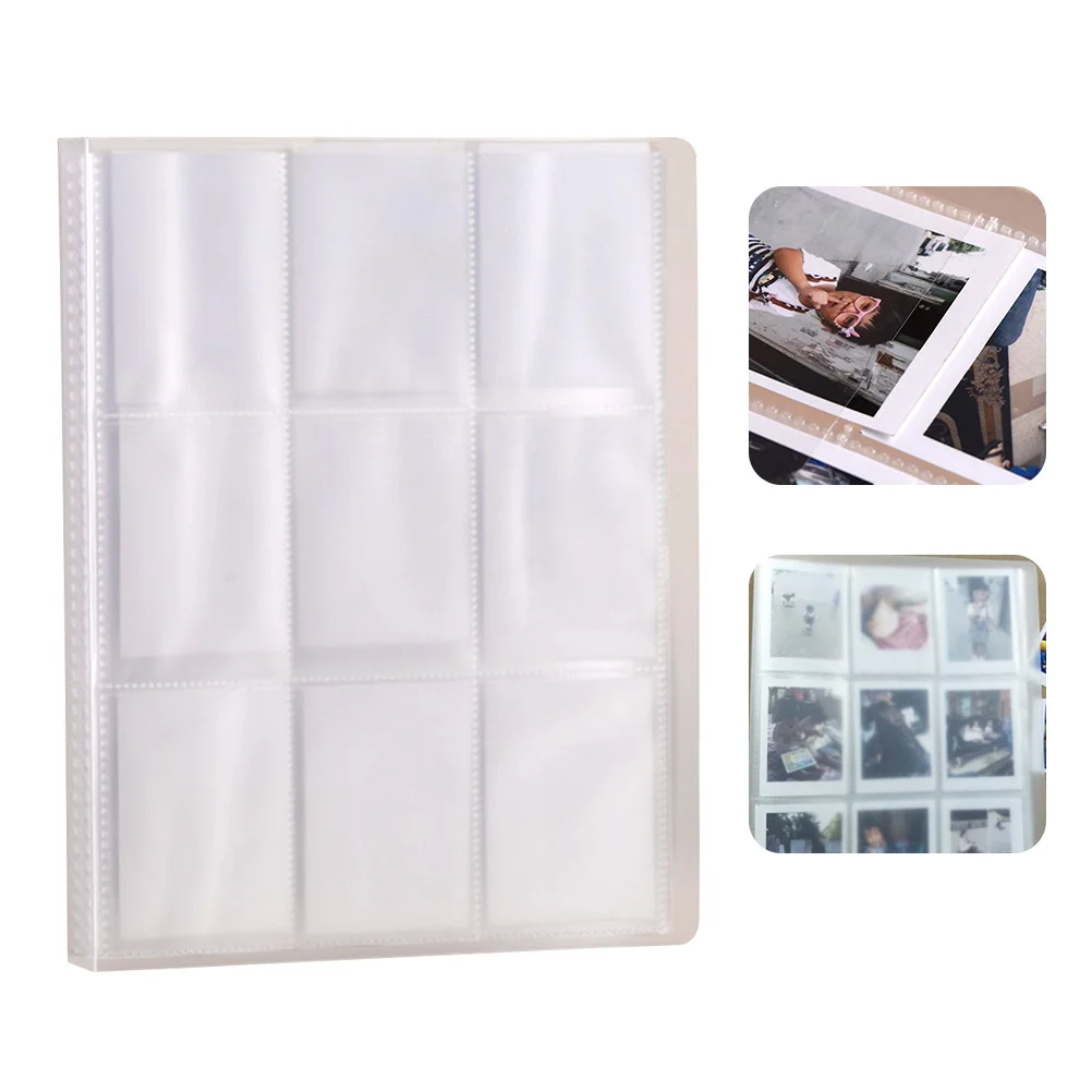 

1pc Photo Sheet Protector Small Photo Album Photo Binder Page Refills Movie Train Tickets Album 288 Pockets Album