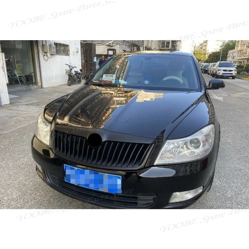 Фото Передняя решетка бампера (ноздри) для Skoda Octavia 2010-2014, решетки воздухозаборника, защитная накладка на бак, элементы обвеса кузова №3