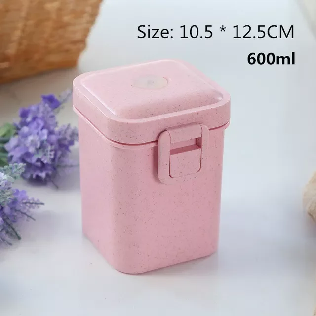 

Soup Box 900ml 3 Layers Lunch Box Bento Food Container Eco-Friendly Wheat Straw Material Microwavable Dinnerware Lunchbox