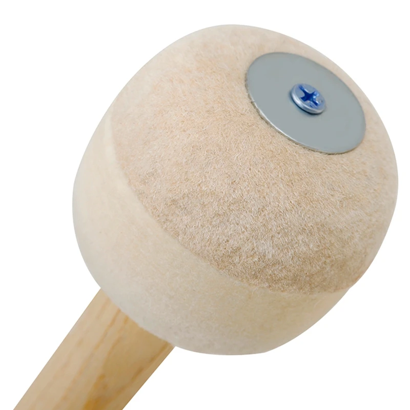 

Big Army Drum Drumstick Two-Color Felt Head Wooden Drum Hammer Big Drumstick Percussion Instrument Accessories
