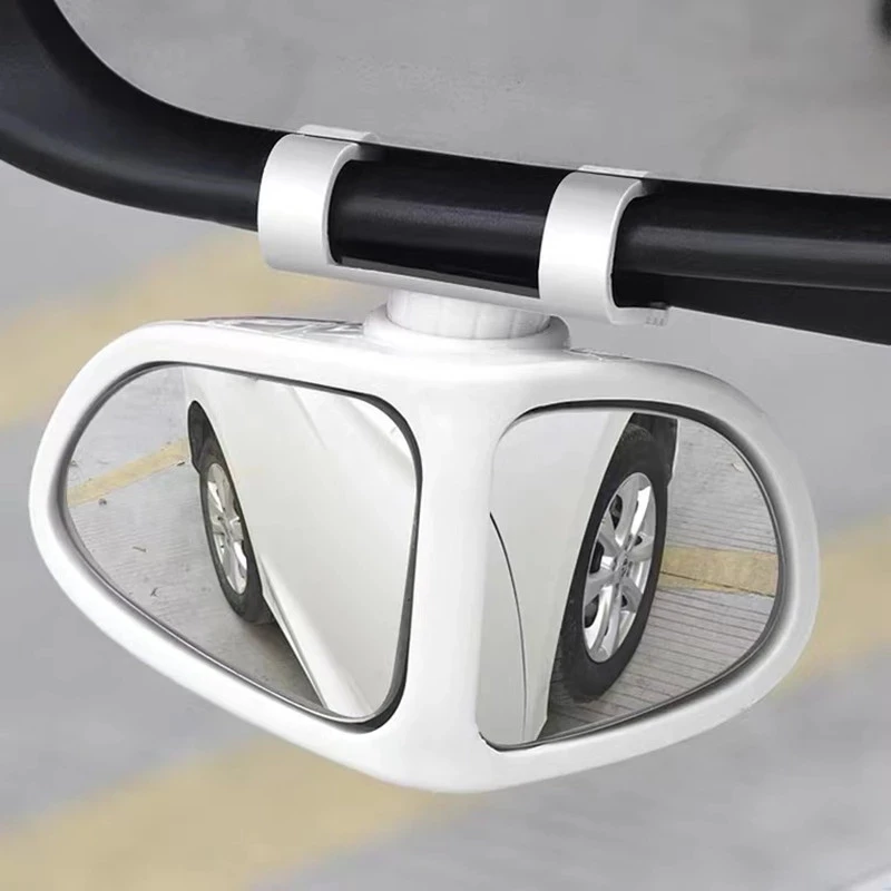 

2Pcs 360 Degree Rotatable HD Car Mirror Front Rear Wheel Blind Spot Wide Angle Dead Zone Monitor Auto Cars Rearview Mirror Parts