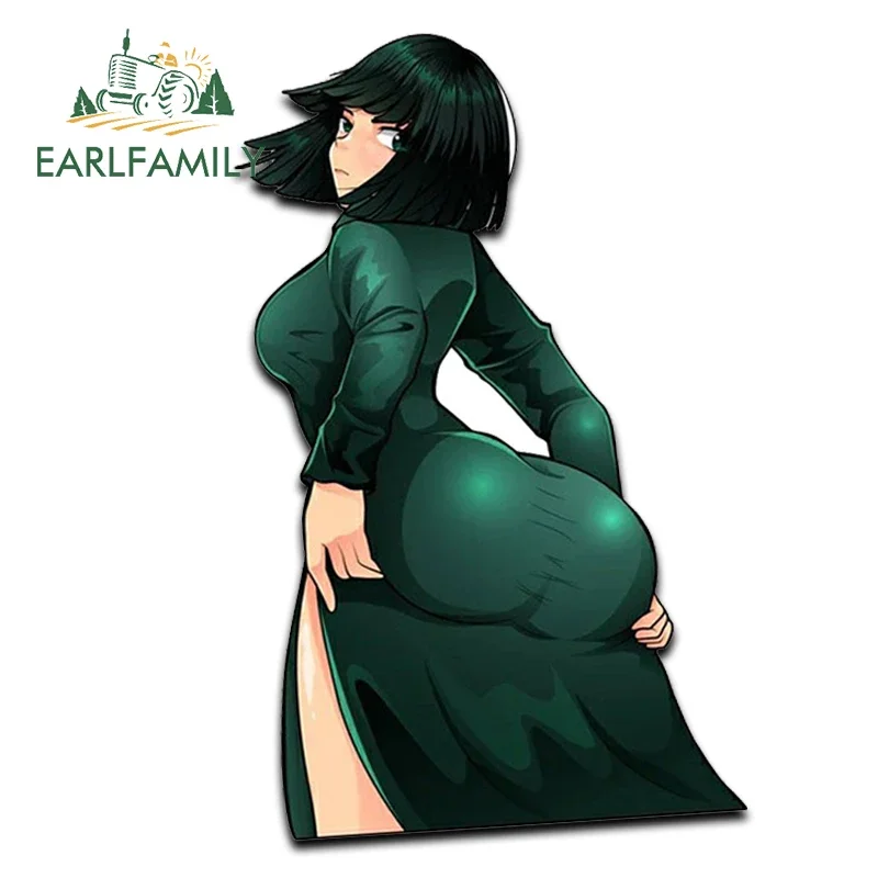 EARLFAMILY 13 см для Фубуки Hentai Booty автомобильная наклейка NSFW Сексуальная задница
