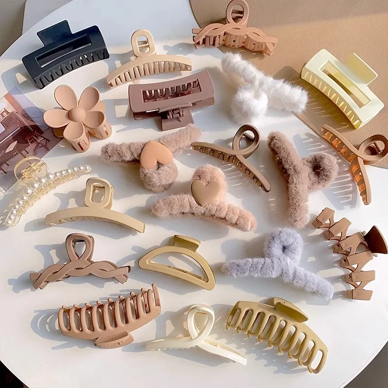 Элегантные аксессуары для волос с зажимом 14 см корейские модные очень большие