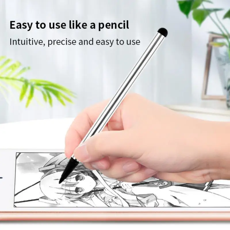 Touch Screen 2 In1 Stylus Pen Drawing Tablet For Mobile Android Phone Smart Pencil Accessories Capacitive Pen Touch Pen