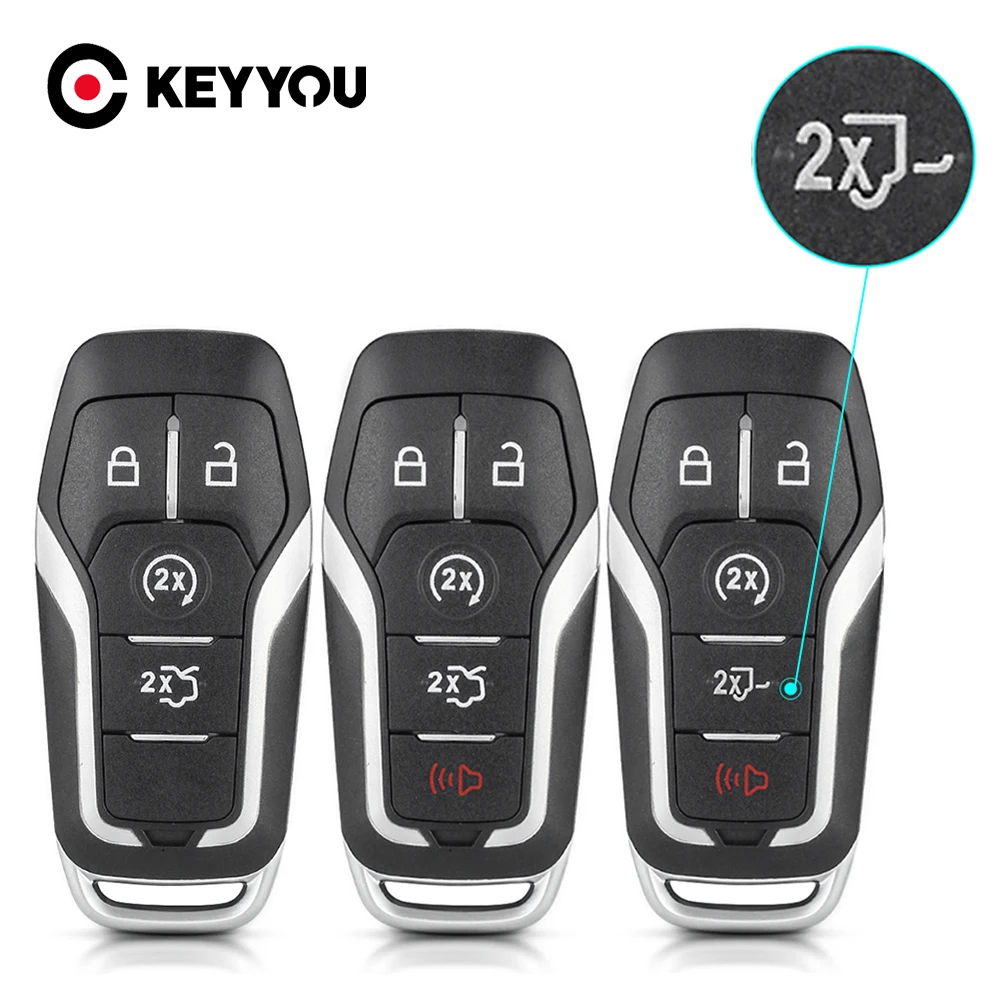Чехол KEYYOU для автомобильного ключа Ford Mustang Edge Explorer Fusion Mondeo Kuka чехол смарт-ключа с