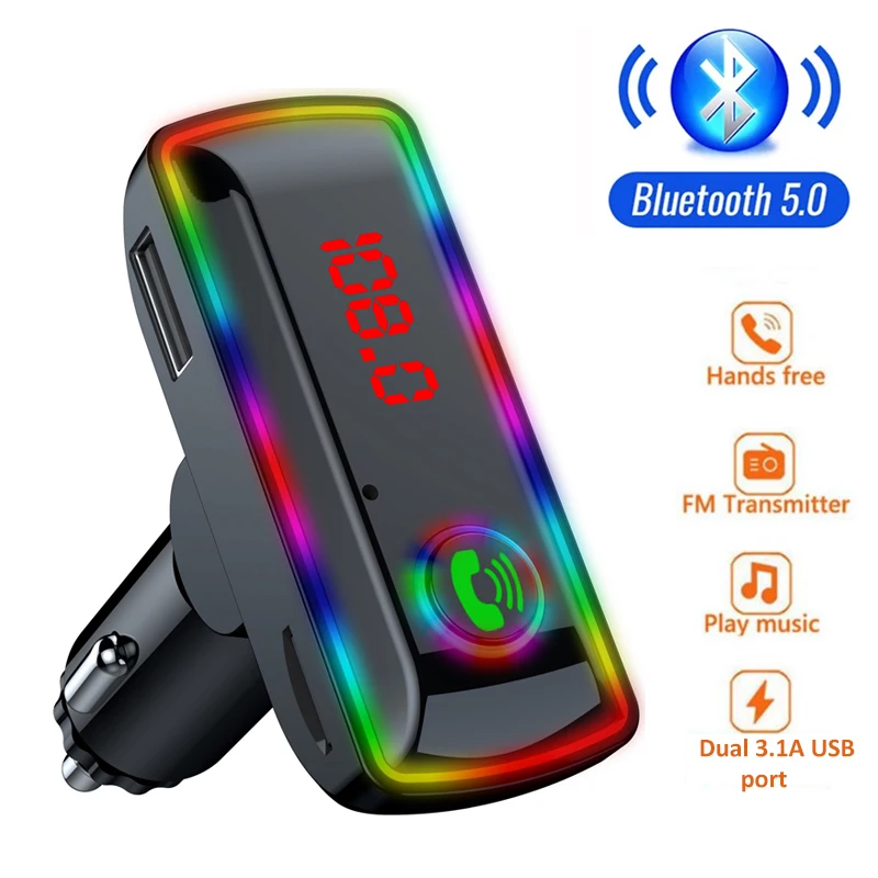 

Беспроводной светильник-трансмиттер с Bluetooth 5,0 и двумя USB-портами