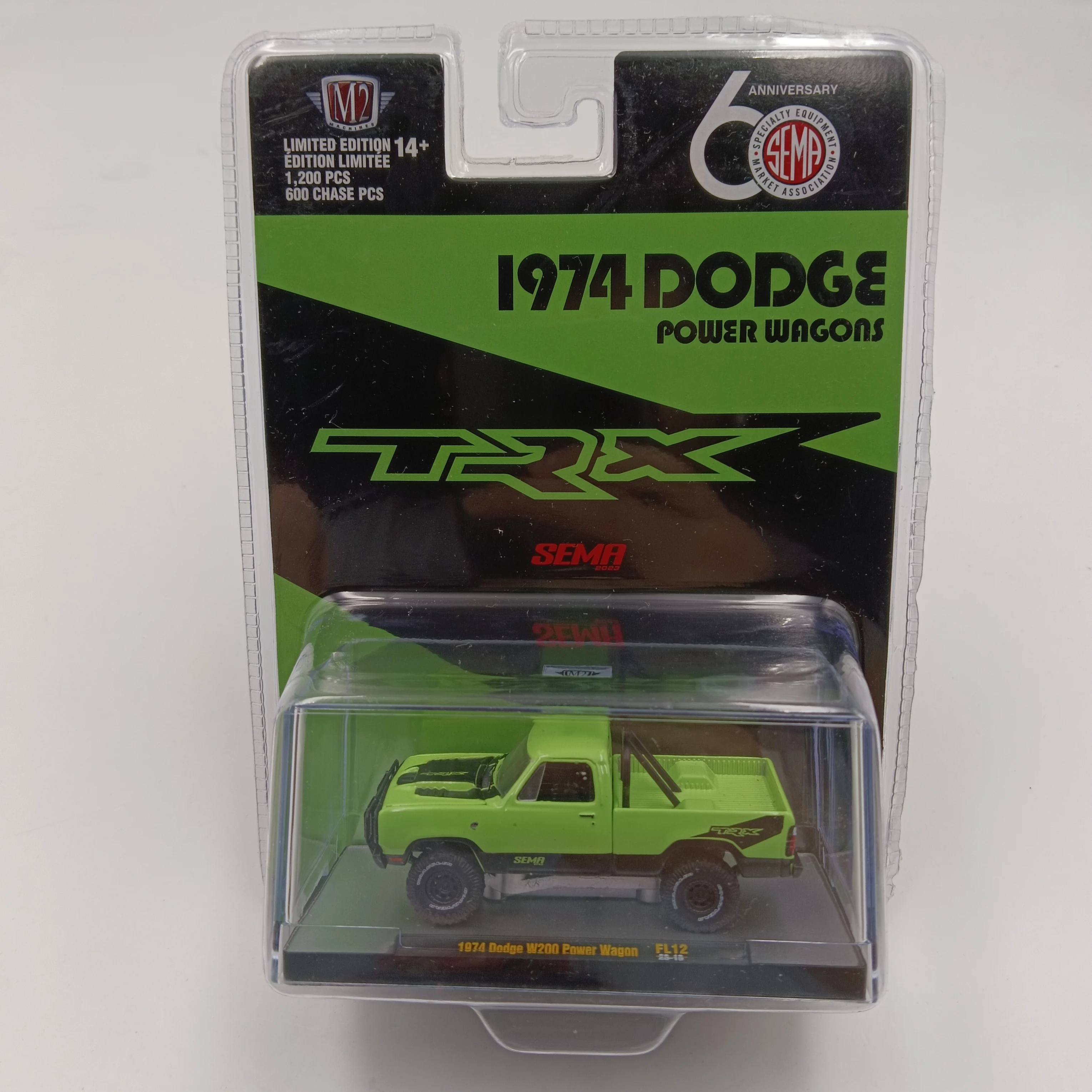 M2 Machines 1/64 1974 Dodge W200 Power Wagon модель автомобиля из сплава редкая коллекция игрушек