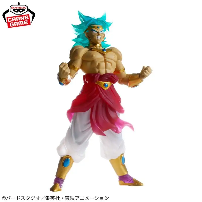 В наличии оригинальная Banpresto Clearise Dragon Ball Z Super Saiyan Broly аниме фигурка модель игрушки