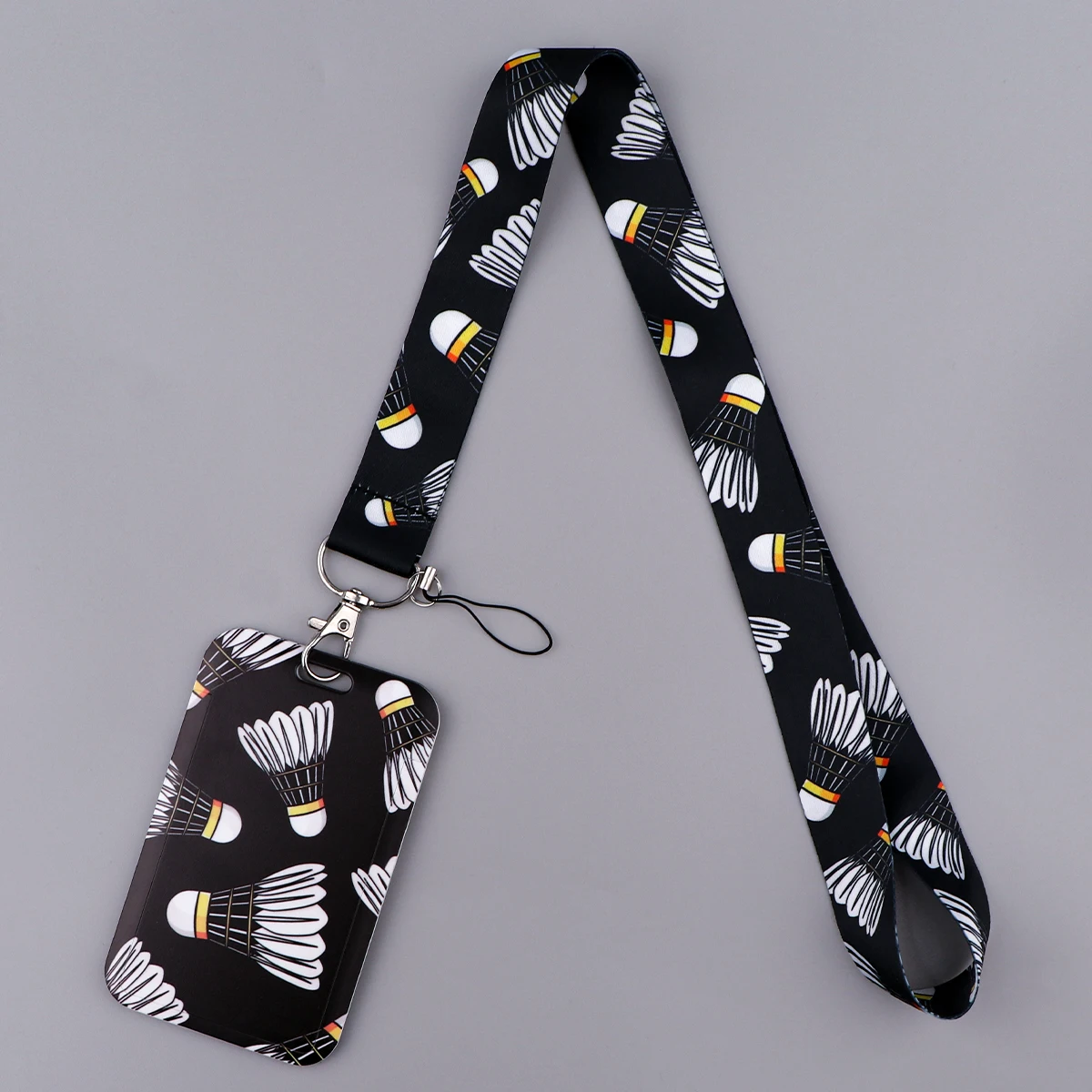 Спортивный шнурок с шариками для ключей чехол удостоверения личности держатель