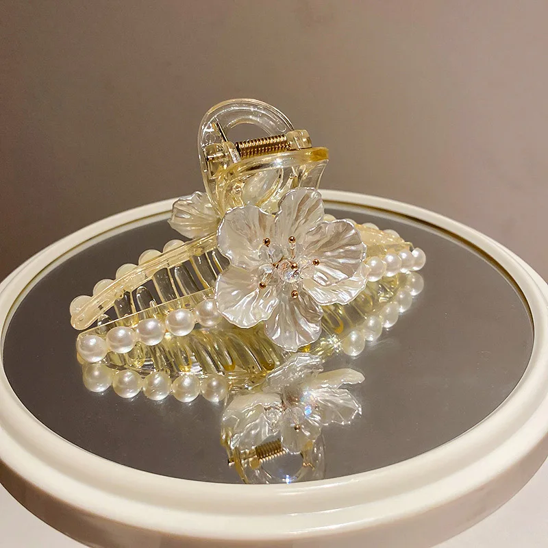 Темпераментная Изысканная супер фея цветок бабочка Акула заколка для волос