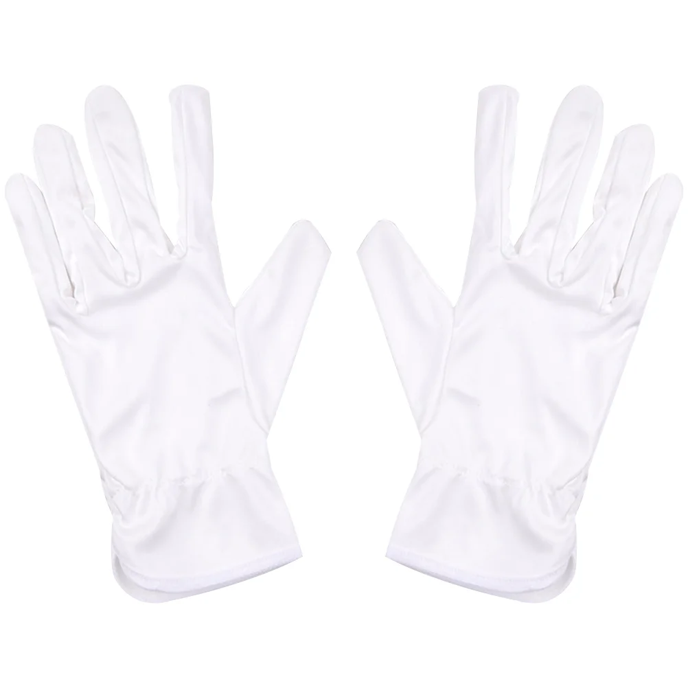

10 пар перчаток из микрофибры перчатки без пыли перчатки для этикета перчатки ювелирные изделия протирать руки защитные перчатки (размер L) для работы для мужчин