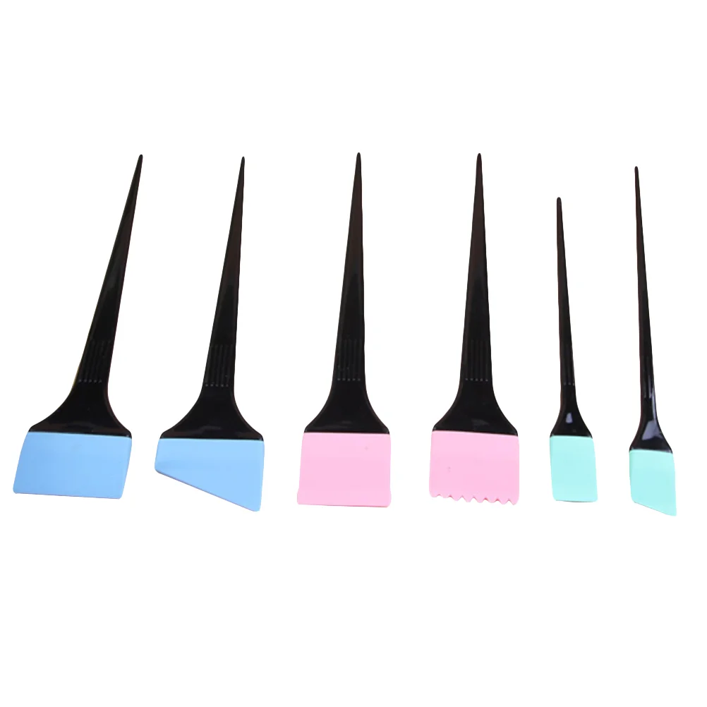 

Hair Brush Dye Applicator Coloring Tint Silicone Color Comb Dying Colour Brushes Toolssalon Bleach Tool Blending Kit