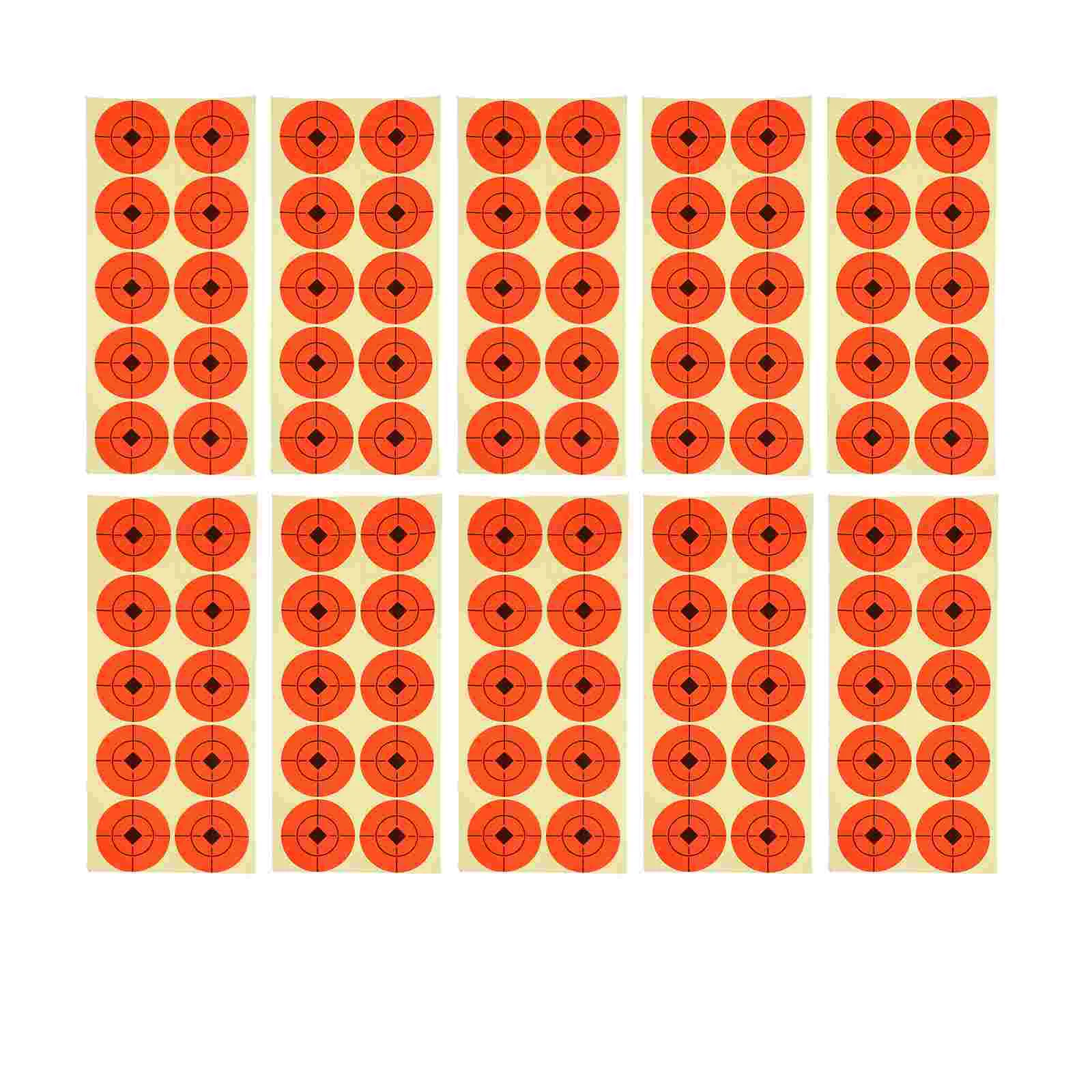 

25 Sheets Sticker Target Sticker Shoot Sticker Target Paper Archery Paper for Game Indoor Gym Outdoor