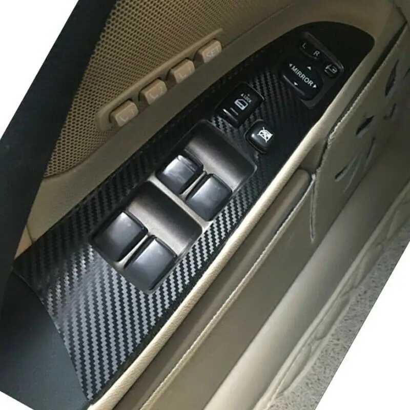 

Наклейки из углеродного волокна для LEXUS IS250 300 350-2012, 3D Глянцевая текстура из углеродного волокна, винил высокого качества