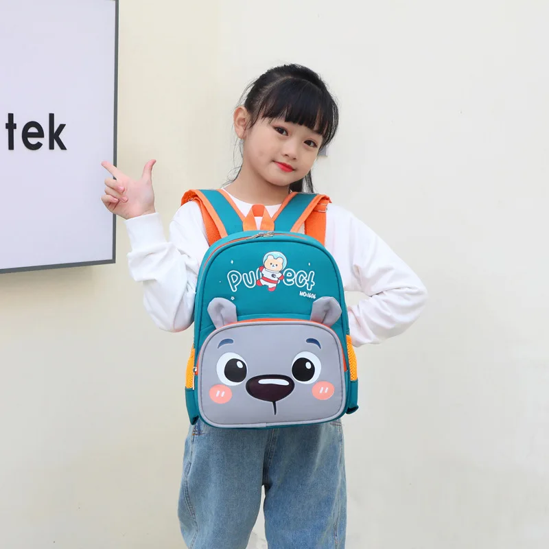 New Kindergarten School Bag Fashion Cartoon Cute Kitten Backpack 3-6 Years Old Boys and Girls Children's Backpack Large Capacity
