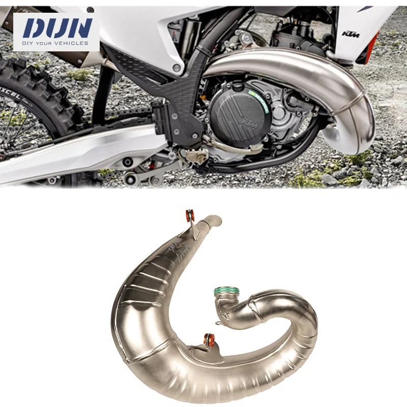 

Stainless Steel Exhaust Pipe Front Section For KTM EXC300 20-23 Motorcycle