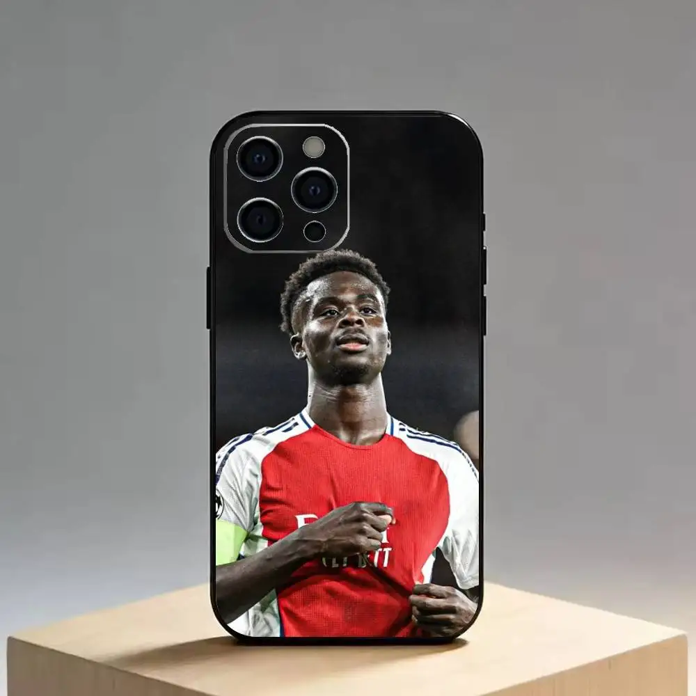 Фото Чехол для телефона B-Bukayo S-Saka-Football-Sport, силиконовый, мягкий, для iPhone 17, 16, 15, 14, 13, 12, 11, X, XR, Plus, Pro, Max, Plus №4