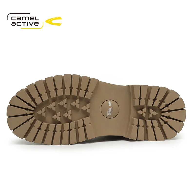 Мужские ботильоны с круглым носком Camel Active черные повседневные ботинки из