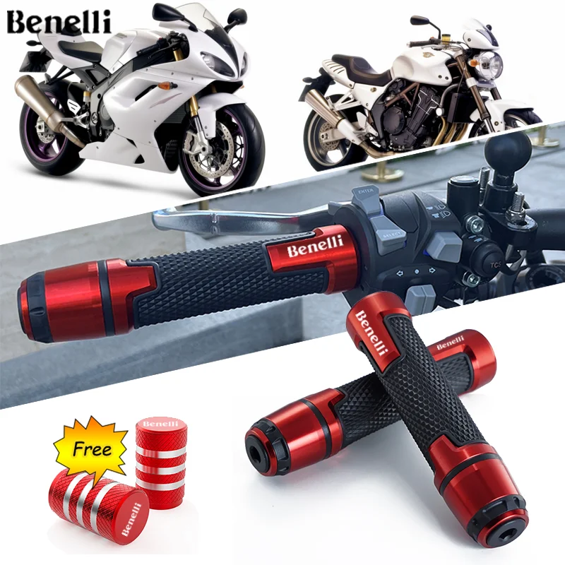 

For Benelli TRK 502 502X TNT 125 300 600 Leoncino 250 500 Motorcycle CNC Anti-Slip Handlebar Grips Ends Handle Cap Hand Bar Plug