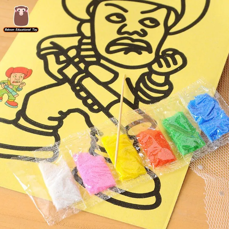 Рисунок 6 - Детская разноцветная Песочная живопись