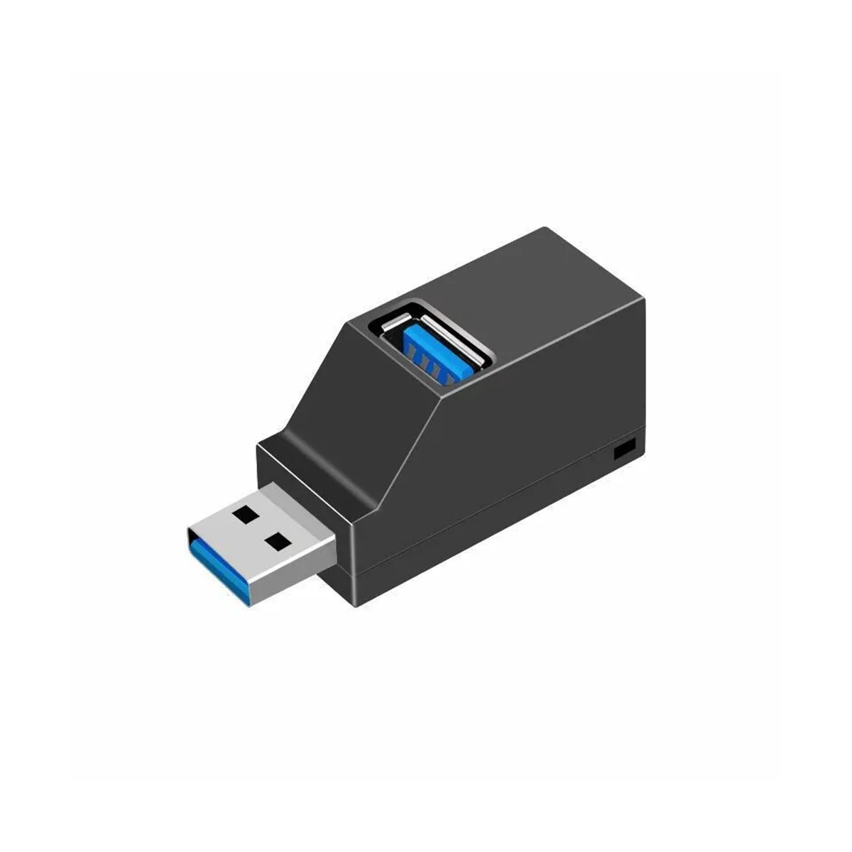 

USB 3.0 HUB Adapter Extender Mini Splitter Box 3 Ports for PC Laptop Mobile Phone High Speed U Disk Reader,White
