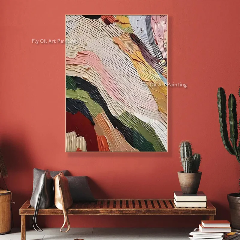 

Абстрактная картина маслом FLY OIL ART