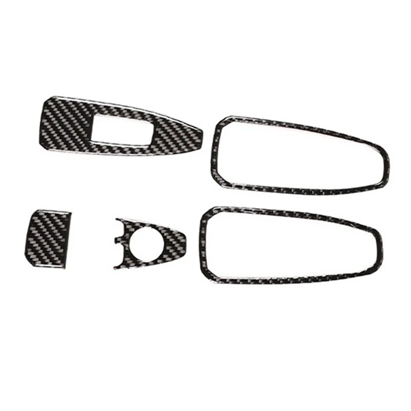 

For BMW- Z4 G29 2017-2020 Carbon Fiber Car Window Lift Switch Cover Decorative Frame Sticker Interior Accessories