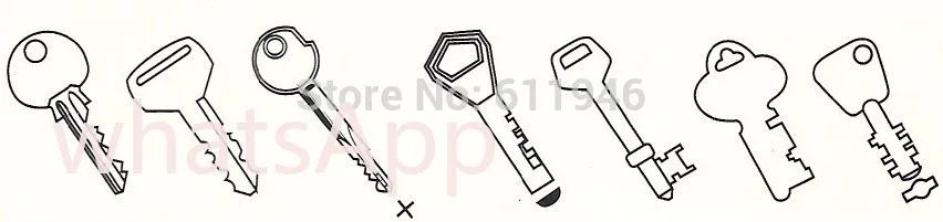 1 шт. 238BS машина для резки горизонтальных ключей заброса копирования с двойной