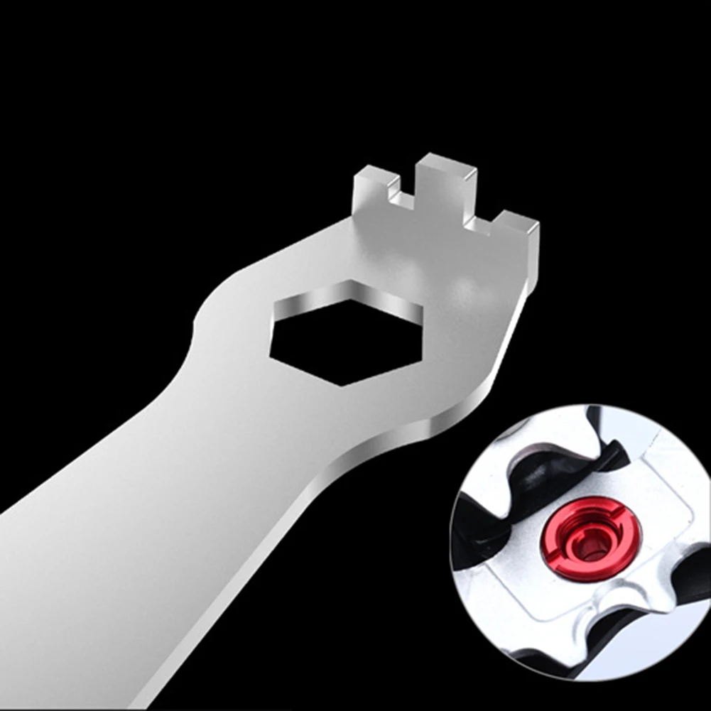 

Bike Chainring Nut Bolt Fixed Wrench 9mm/10mm Crankset Arm Accessories Hot Sale Chain Ring ChainWheel Peg Spanner Removal Tool