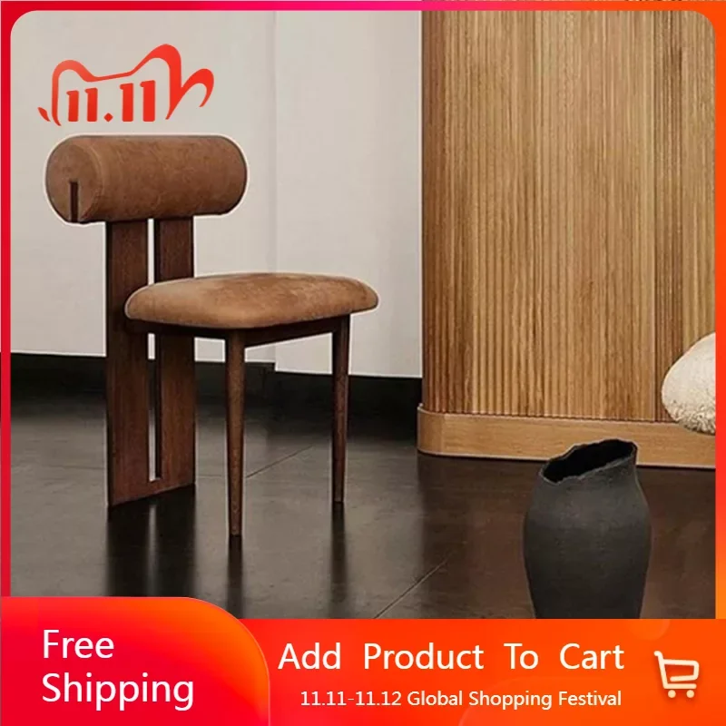 

Designer Dining Chairs Nordic Wooden Vanity Wedding Outdoor Accent Chair Dining Room Cadeira Dinning Sets Furniture PX50DC