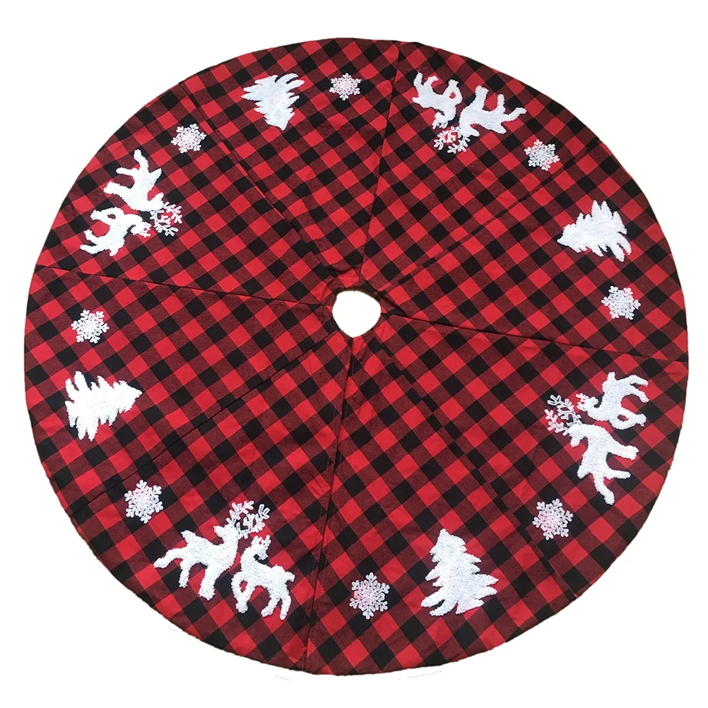 

Christmas Tree Skirt Tree Carpet Base Aprons Practical Christmas Decors