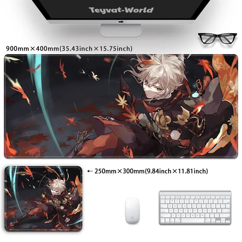 

Genshin Gaming Keyboard Pad Customization Picture ALL Size Mouse Pad Albedo Wanderer Wriothesley Diluc Kaedehara Kazuha Kamizat