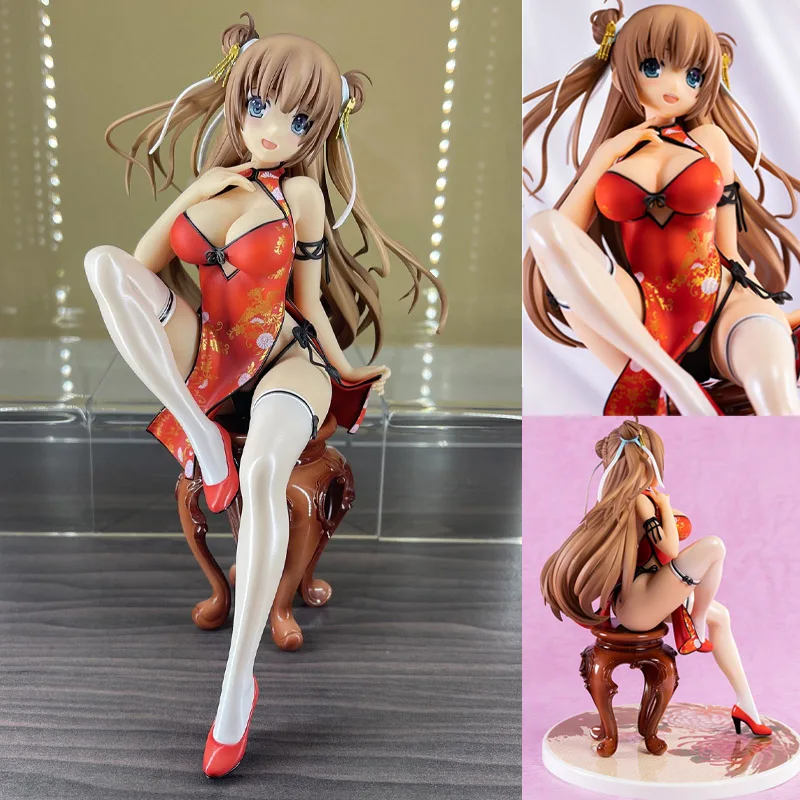 

21CM Alphamax Skytube Japanese Anime Sexy Girl Hayasaki Koharu 1/6 PVC Action Figure Adults Collection Model 18+ doll gifts