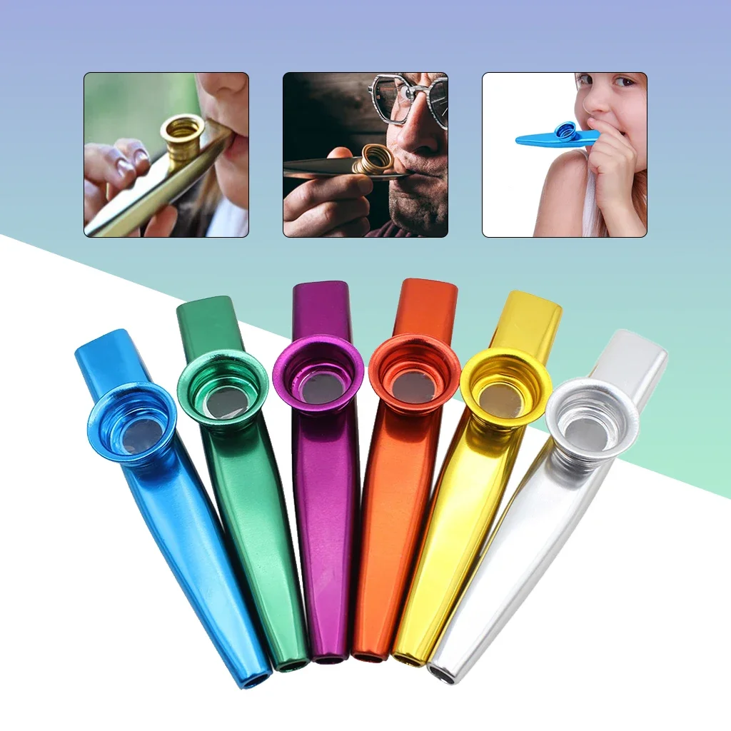 Губная гармошка Калимба слайд-свисток флейта Kazoo рекордер большой палец