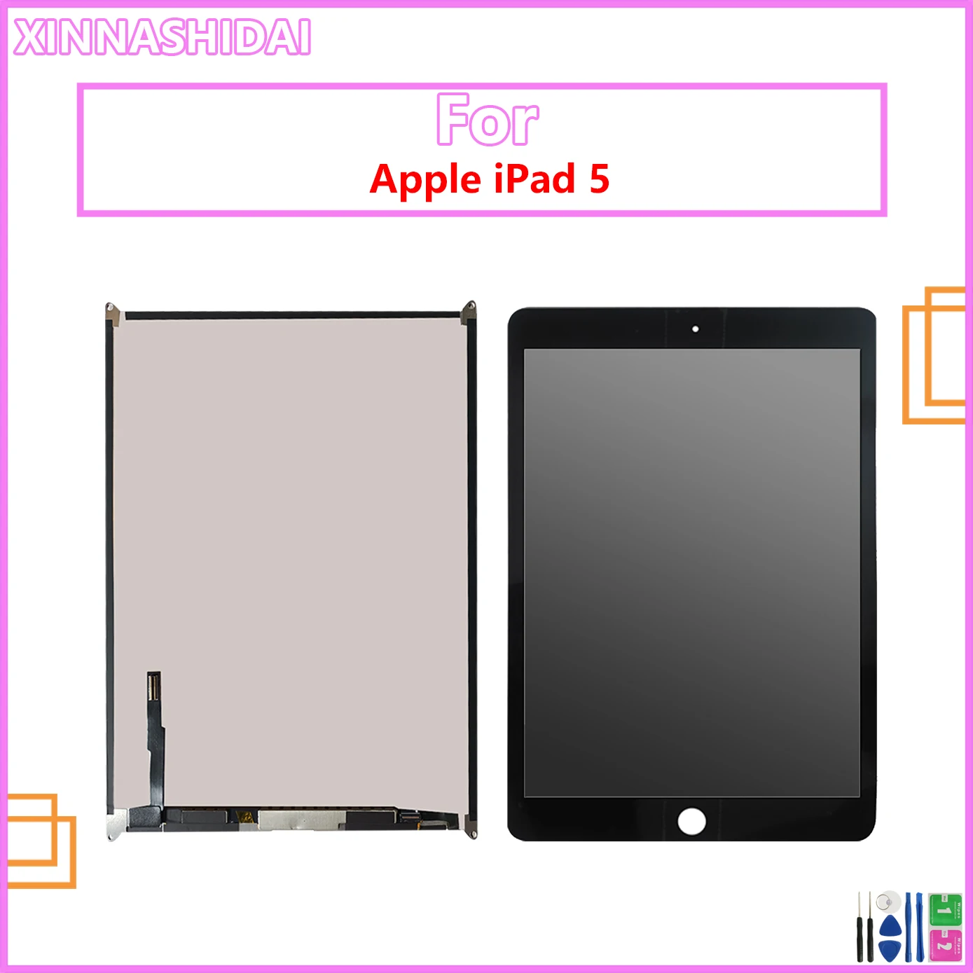 

9.7" For iPad 5 Touch Screen Digitizer For iPad 5 A1474 A1475 A1460 Screen Glass Touch Panel Sensor Replacement LCD Display