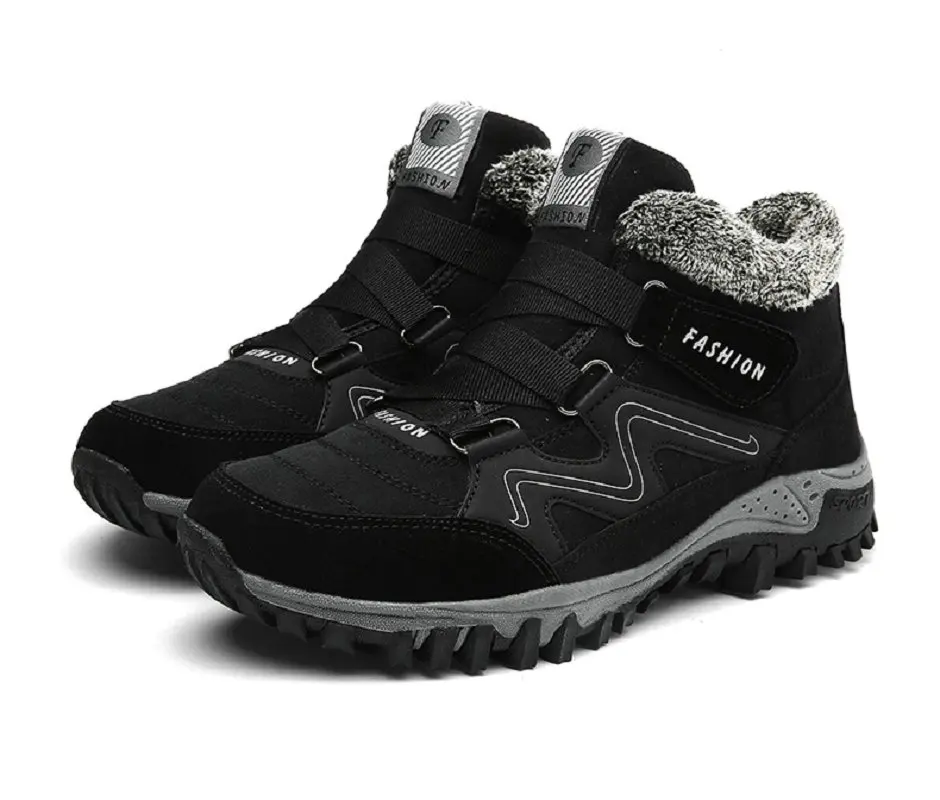 Women Boots Lovers Keep Warm With Fur Outdoor waterproof Snow Boots Sneakers Travel Short Plush Hiking Trail Cross Training Shoe